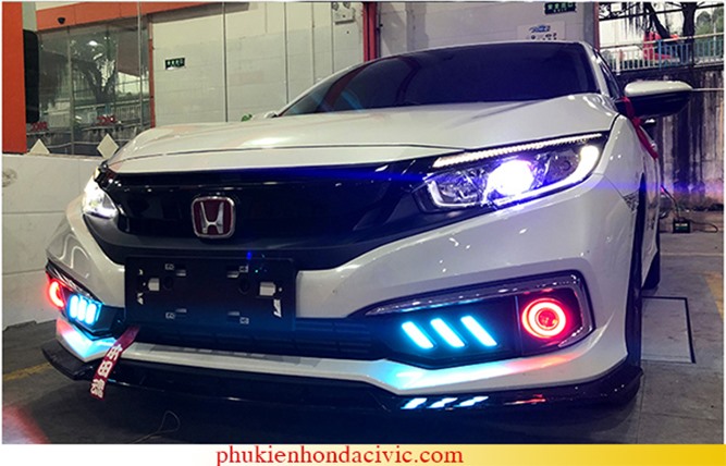 ĐÈN GẦM MUSTANG CHO HONDA CIVIC 2019