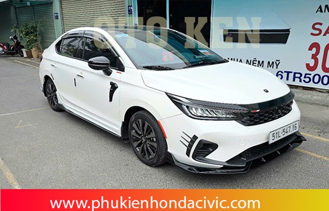 Honda city 2024 độ body lip